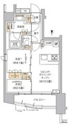 リビオメゾン東池袋 1001 間取り図