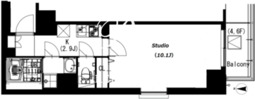 エスティメゾン押上 501 間取り図