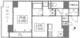 ピグナ文京千石 1103 間取り図