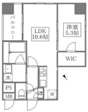 ピグナ文京千石 401 間取り図