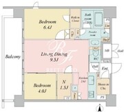 ライブカーサ西台 803 間取り図