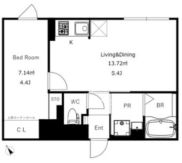 クリアル学芸大学 202 間取り図