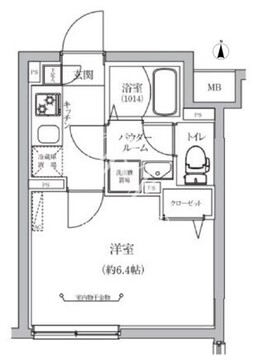 ベルシードステアー目黒武蔵小山 103 間取り図