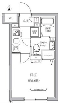 ベルシードステアー目黒武蔵小山 302 間取り図