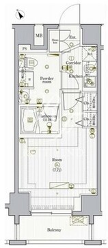 プレミアムキューブG駒沢大学 1002 間取り図