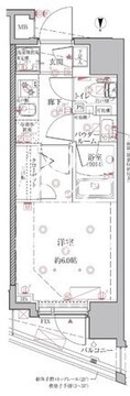 クレイシアIDZ千代田岩本町 302 間取り図