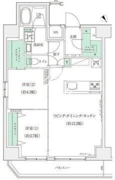 スタンズ板橋本町 903 間取り図