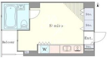 ベルメゾン南麻布グラン 202 間取り図