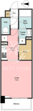 クリオ赤羽壱番館 1003 間取り図