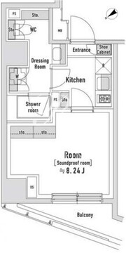 TRACK八丁堀 301 間取り図