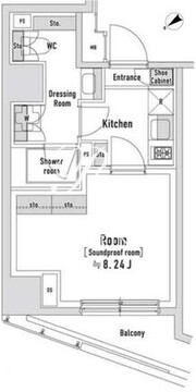 TRACK八丁堀 501 間取り図