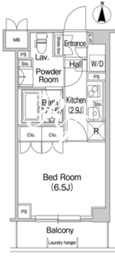 コンフォリア駒場 121 間取り図