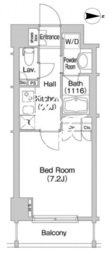 コンフォリア市谷柳町 803 間取り図