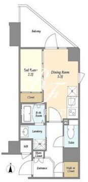 ラティエラ都立大学 401 間取り図