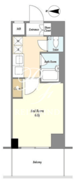 KDXレジデンス中延 503 間取り図