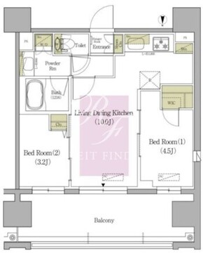 アーバネックス早稲田テラス 1203 間取り図