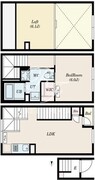 ルクレ自由が丘 202 間取り図