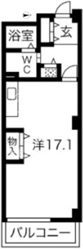 アクティ目黒駅前 1-508 間取り図