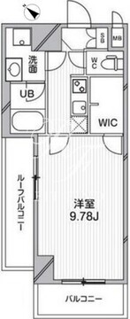 ルクレ西馬込 503 間取り図