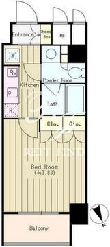 リエゾン銀座一丁目 302 間取り図