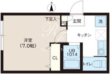 レピュア蓮根レジデンス2 101 間取り図