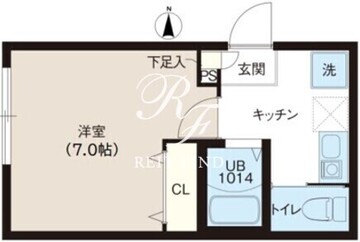 レピュア蓮根レジデンス2 301 間取り図