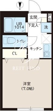 レピュア蓮根レジデンス2 302 間取り図