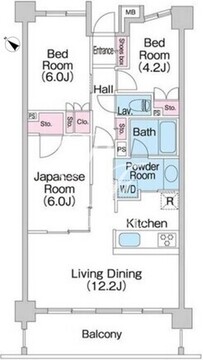 コンフォリア上池台 503 間取り図