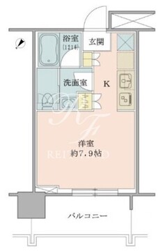 ブリリアタワー浜離宮 706 間取り図