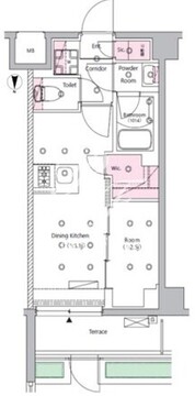 シーフォルム西巣鴨 101 間取り図