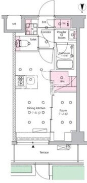 シーフォルム西巣鴨 103 間取り図