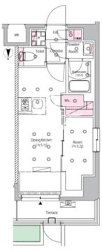 シーフォルム西巣鴨 107 間取り図