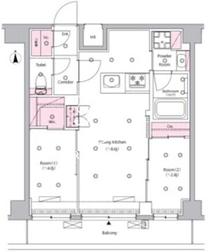 シーフォルム西巣鴨 503 間取り図