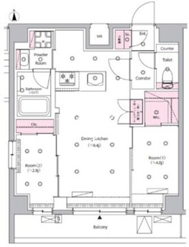 シーフォルム西巣鴨 304 間取り図