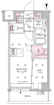 シーフォルム西巣鴨 211 間取り図