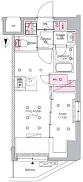 シーフォルム西巣鴨 213 間取り図