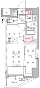 シーフォルム西巣鴨 313 間取り図