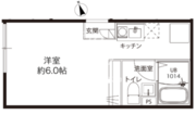 レピュア蓮根レジデンス W-202 間取り図