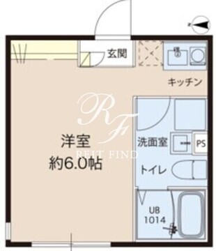 レピュア蓮根レジデンス E-102 間取り図