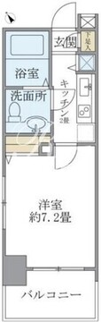 レジデンシア麻布十番 908 間取り図