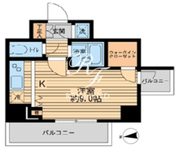 HF早稲田レジデンス 2-801 間取り図