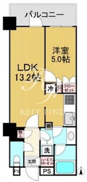 コスモポリス品川 616 間取り図