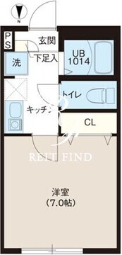 レピュア蓮根レジデンス2 303 間取り図