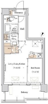 ブランシエスタ西馬込 401 間取り図