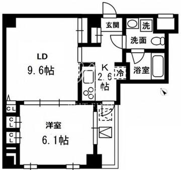 レジディア南雪谷 604 間取り図