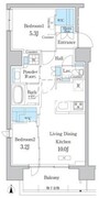 デュオフラッツ浅草田原町 501 間取り図