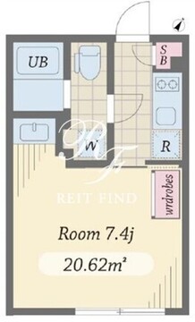 アレーロ文京白山 203 間取り図