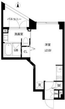 JMFレジデンス世田谷三宿 411 間取り図