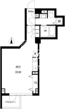 JMFレジデンス世田谷三宿 503 間取り図