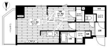 ステージグランデ秋葉原 205 間取り図